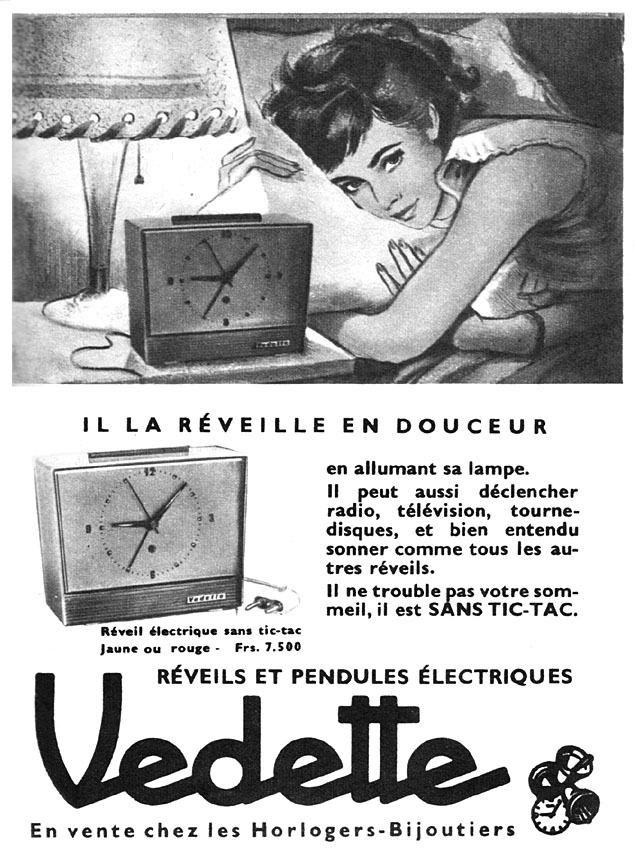 Publicité Vedette 1959