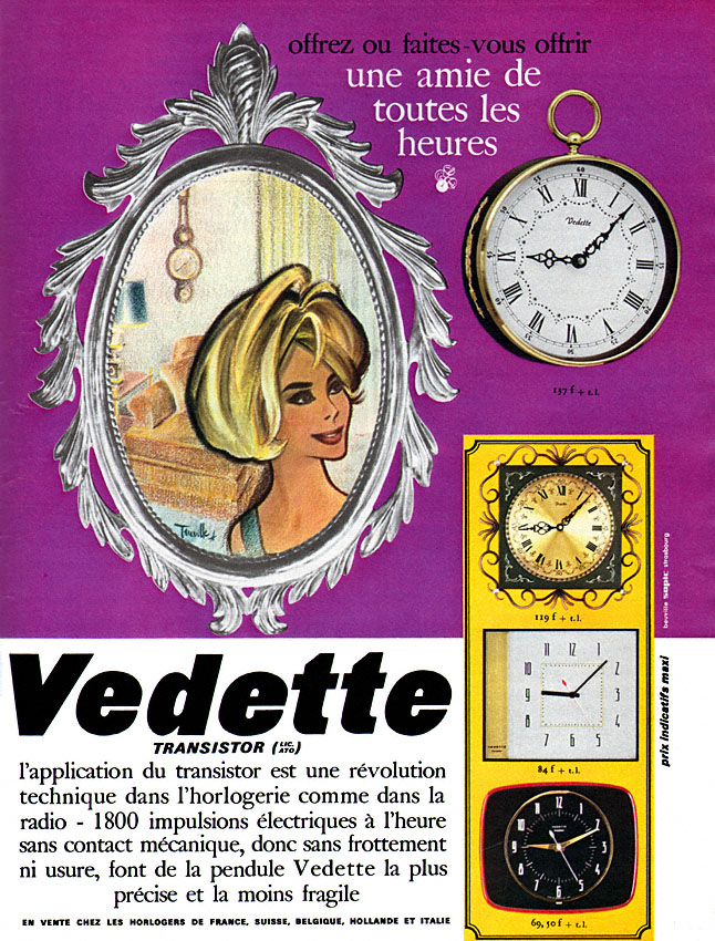 Publicité Vedette 1965