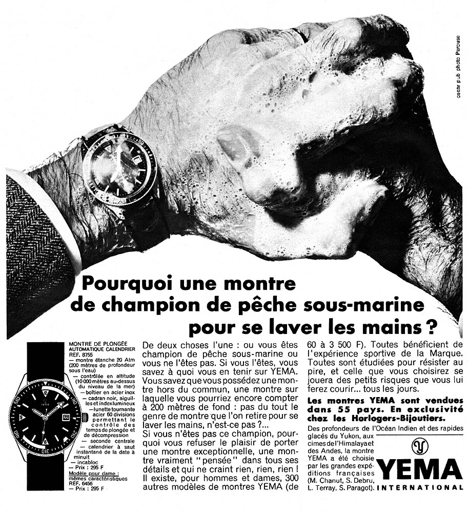 Publicit� Yema 1967