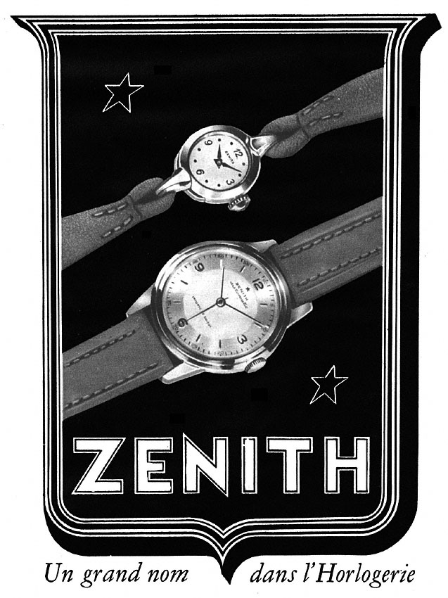 Publicité Zenith 1953