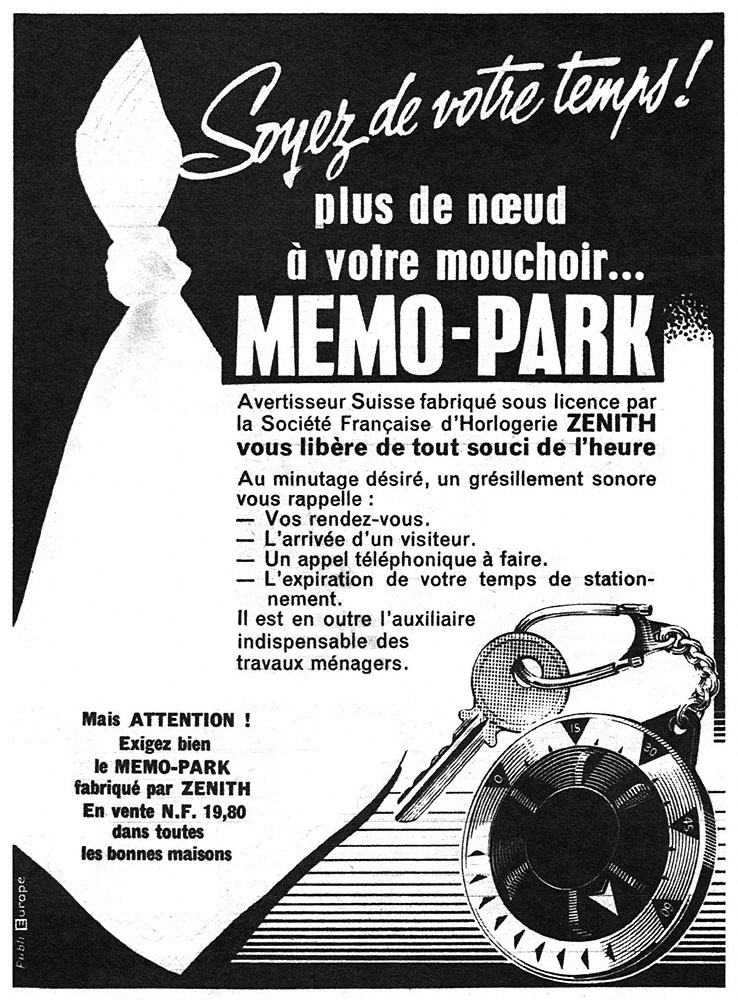 Publicité Zenith 1960