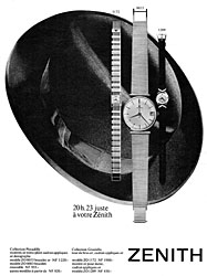 Publicit Zenith 1960