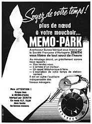 Publicit Zenith 1960