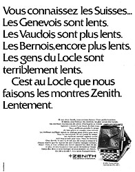 Marque Zenith 1968