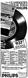 Publicit Philips 1958