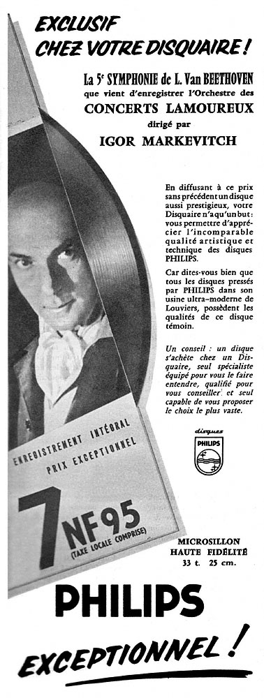 Publicité Philips 1960