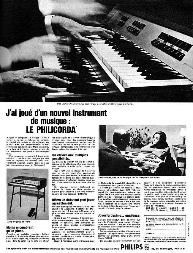 Publicité Philips 1966
