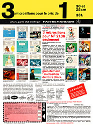Publicit Divers 1960
