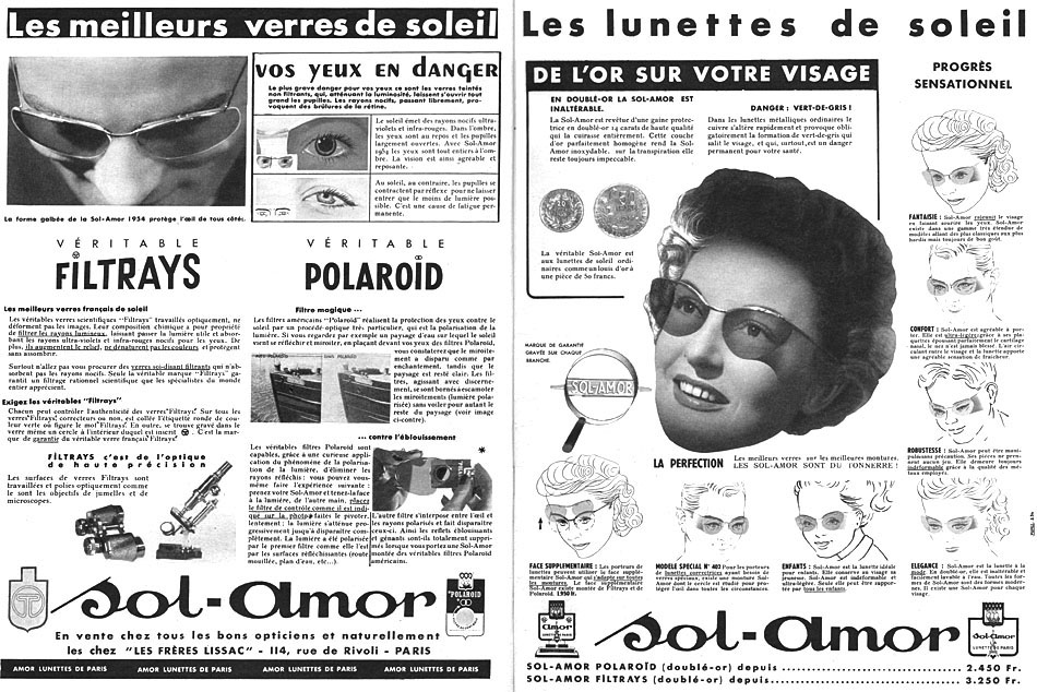 Publicité Amor 1954