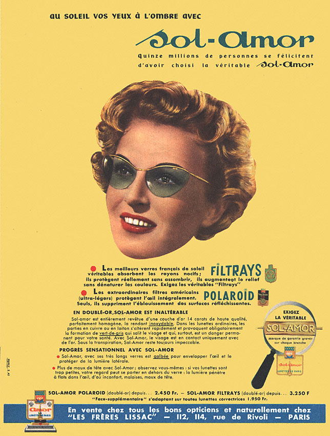 Publicité Amor 1954