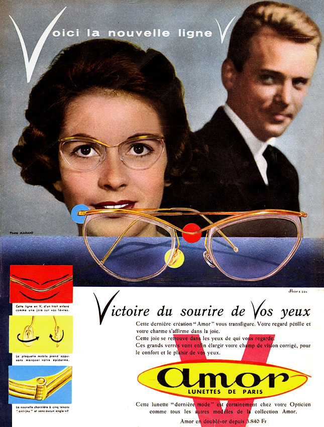 Publicité Amor 1957