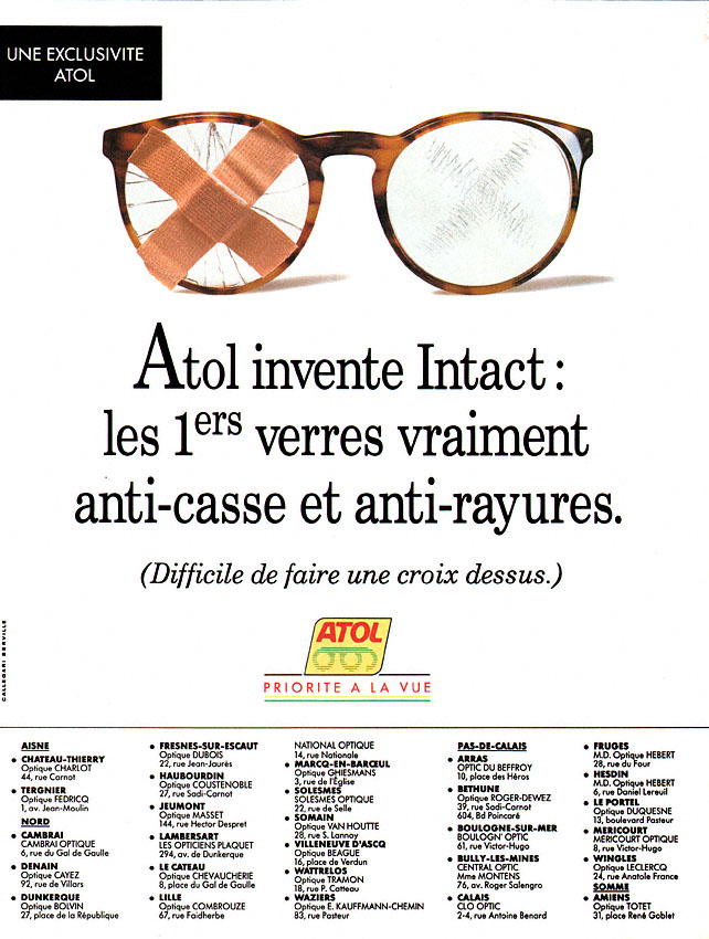 Publicité Atol 1993