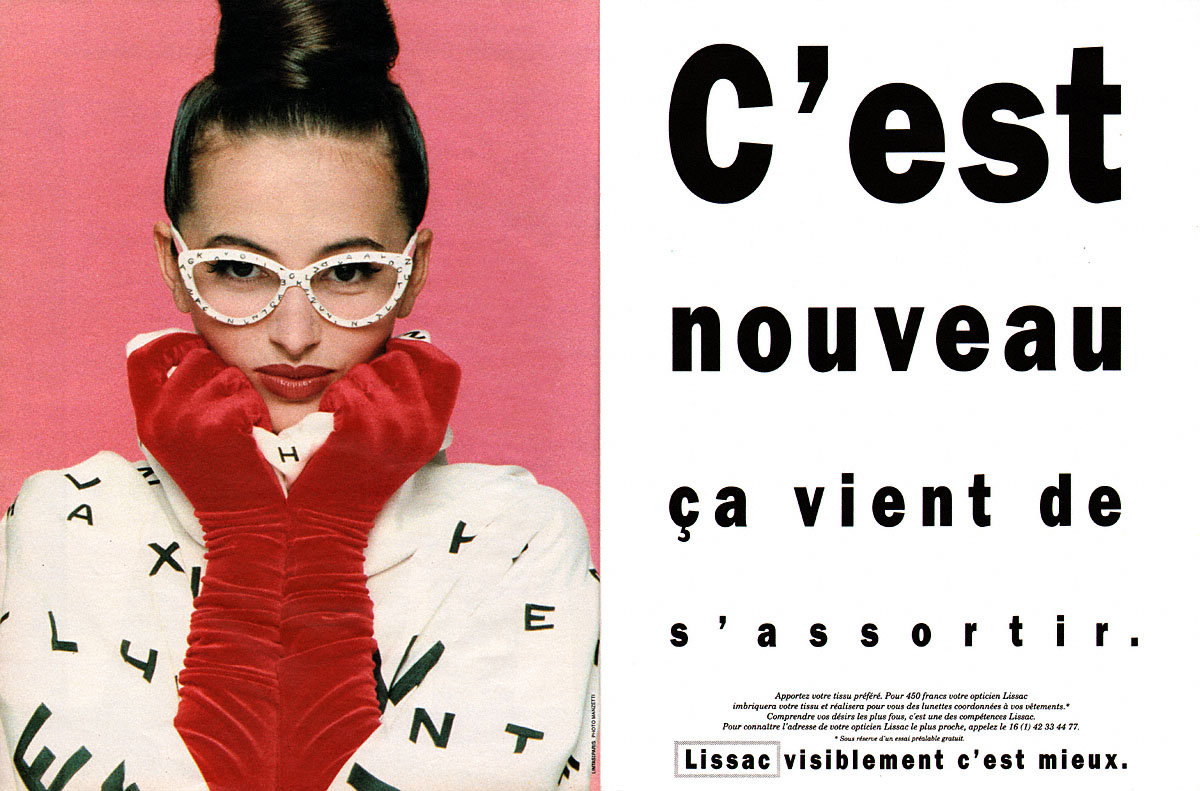 Publicité Lissac 1989