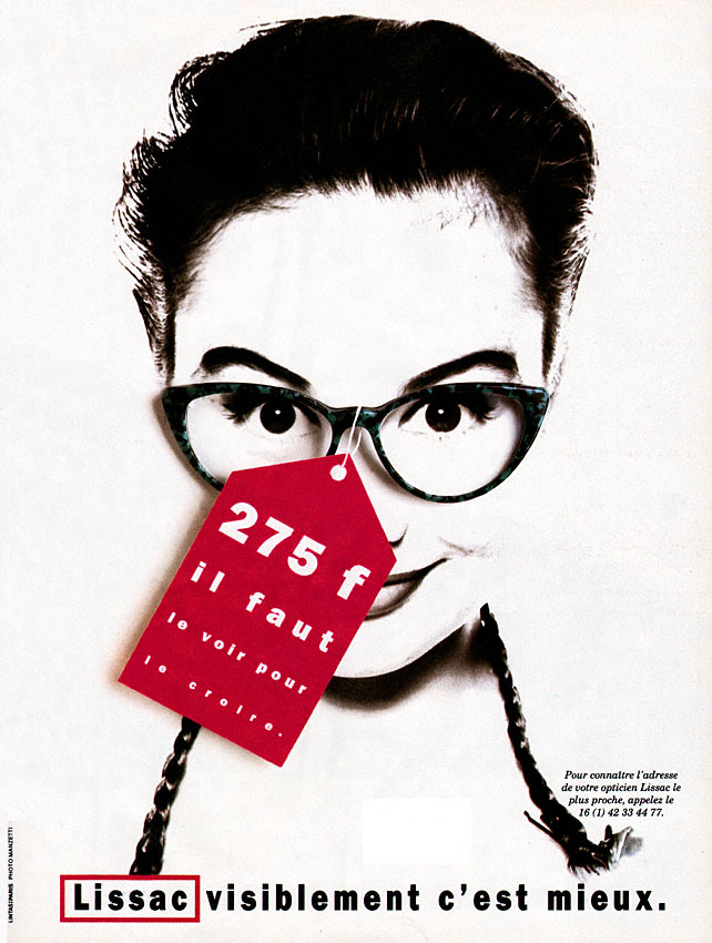 Publicité Lissac 1989