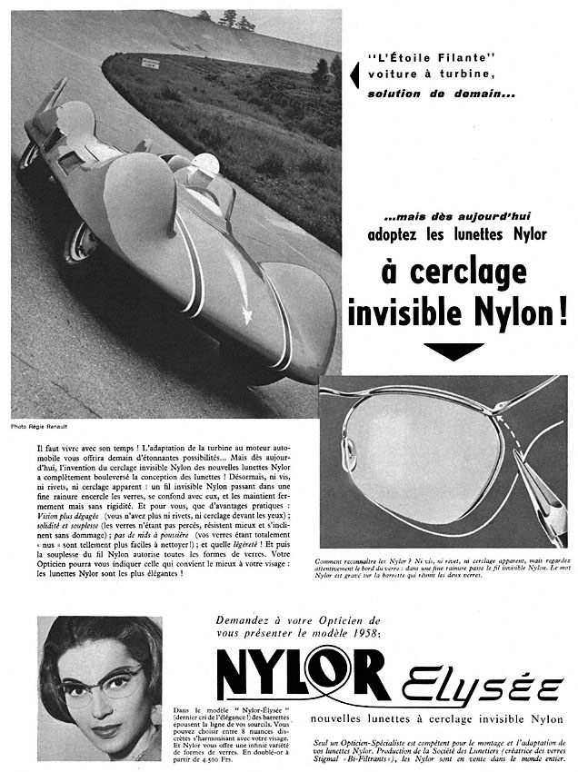 Publicité Nylor 1957