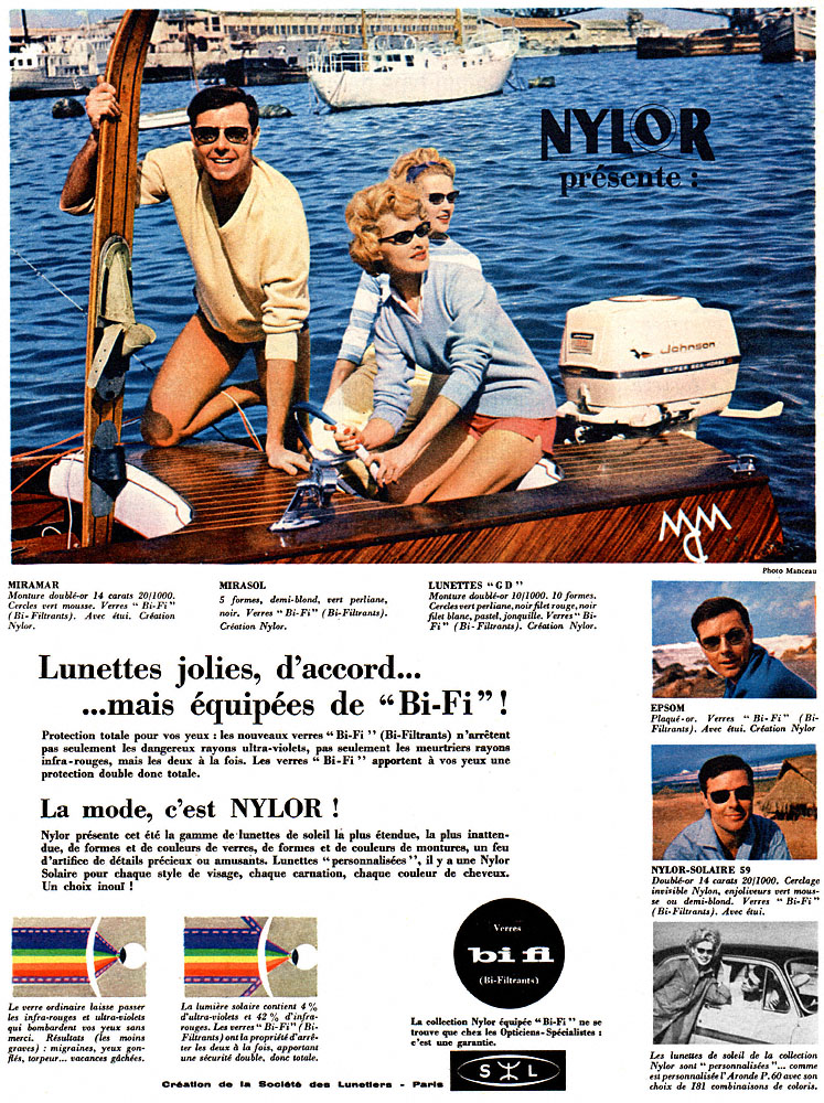 Publicité Nylor 1959