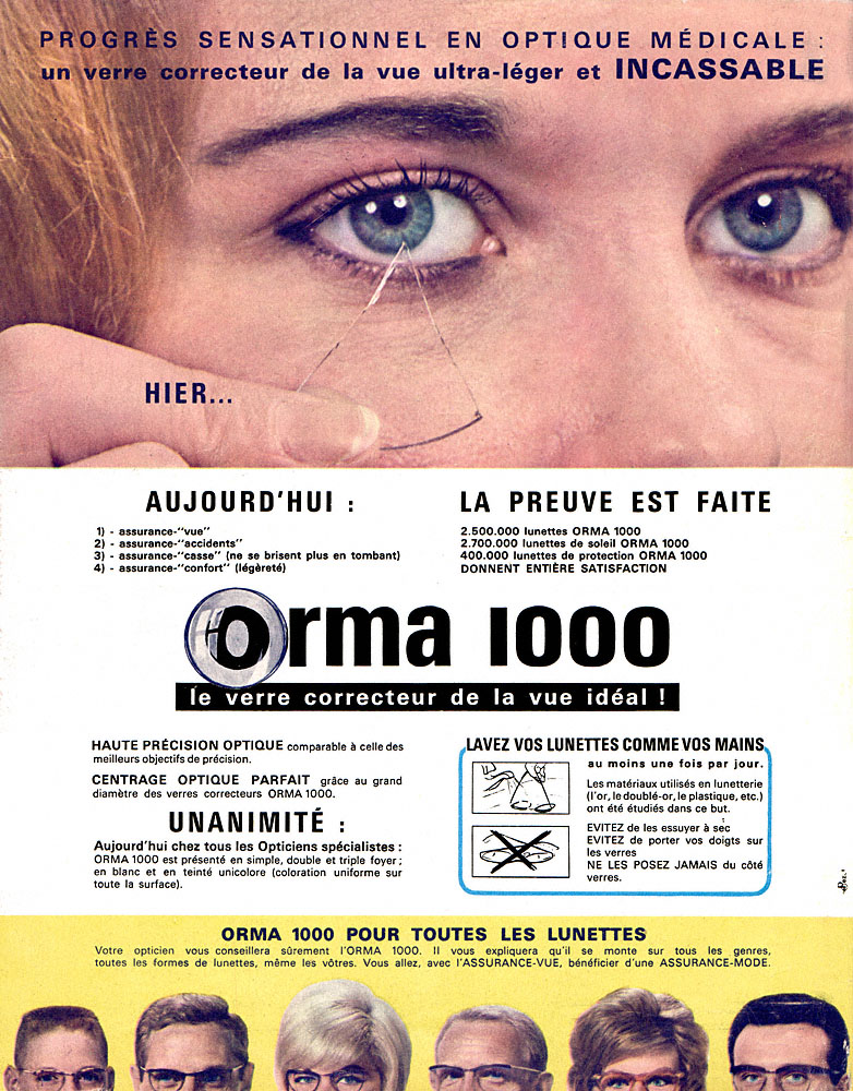 Publicité Orma 1962
