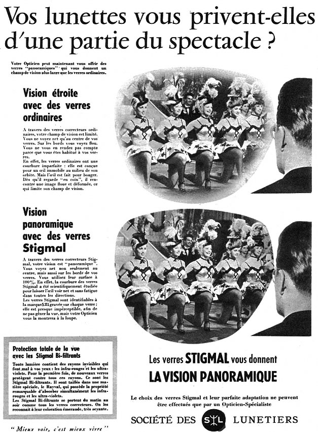 Publicité Stigmal 1955