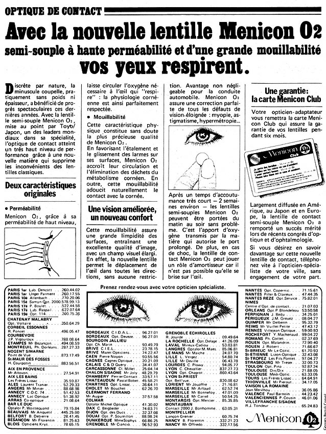 Publicité Zzdivers_OPT5 1980