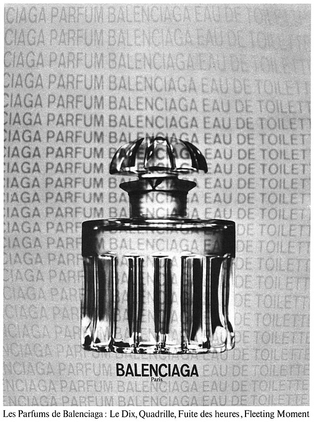Publicité Balenciaga 1965