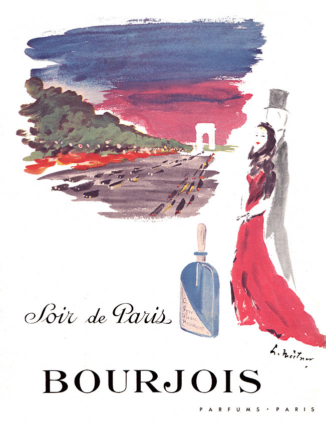 Publicité Bourjois 1949
