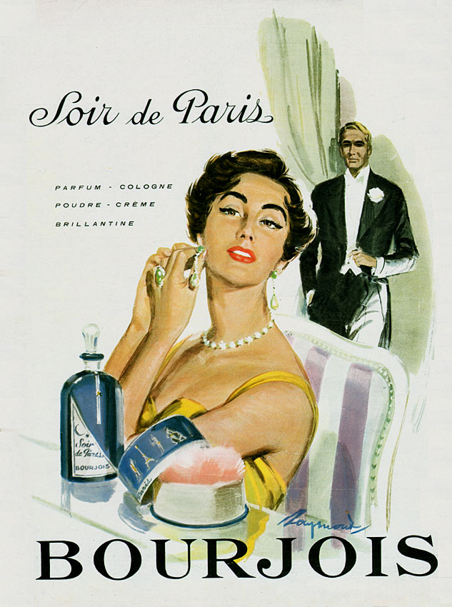 Publicité Bourjois 1955