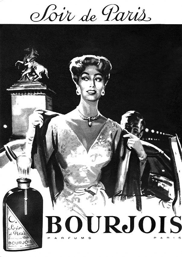 Publicité Bourjois 1958