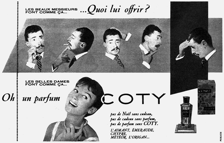 Publicité Coty 1955