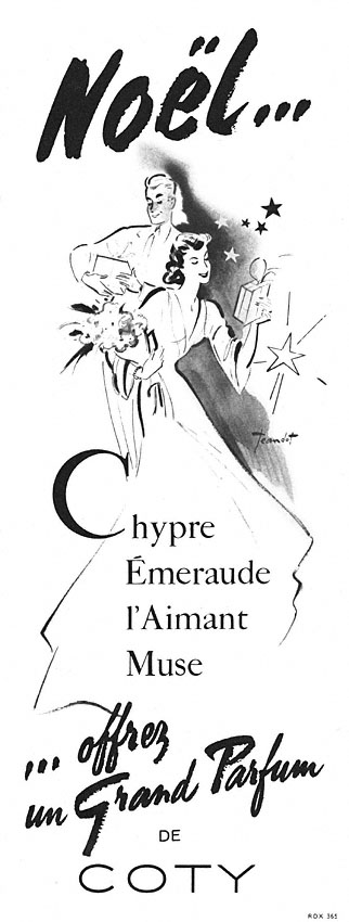 Publicité Coty 1949