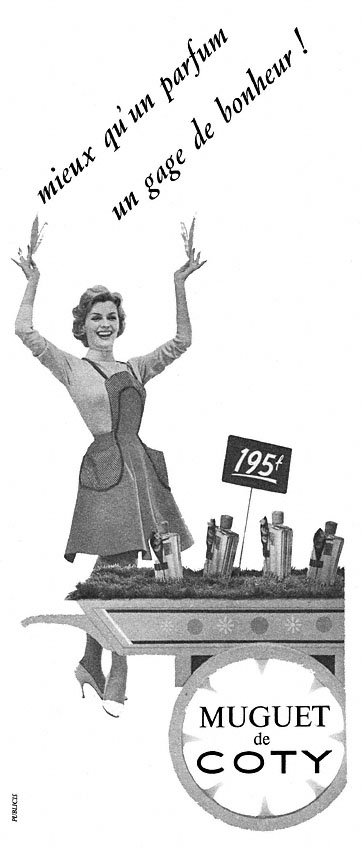 Publicité Coty 1957