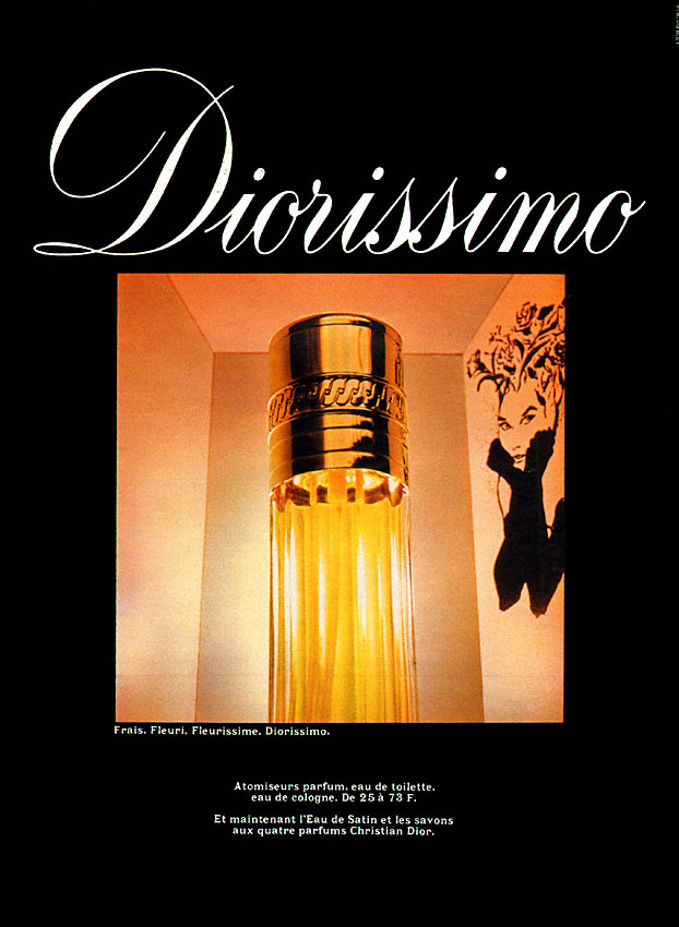 Publicité Dior 1968