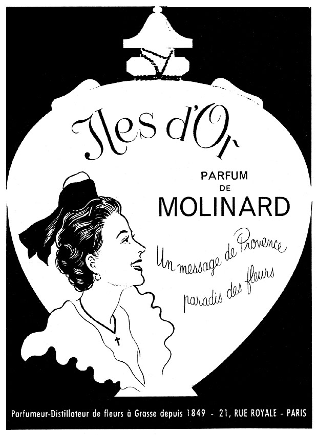 Publicité Molinard 1956