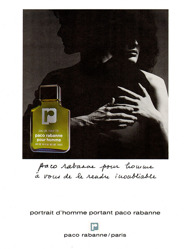 Publicité Paco Rabanne 1985