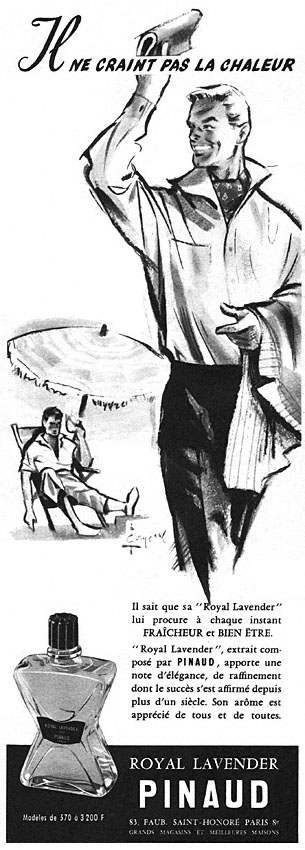 Publicité Pinaud 1957