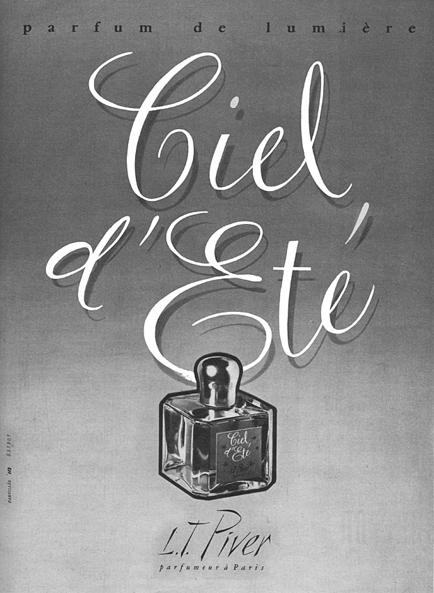 Publicité L.T. Piver 1959