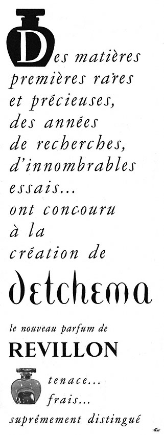 Publicité Revillon 1954