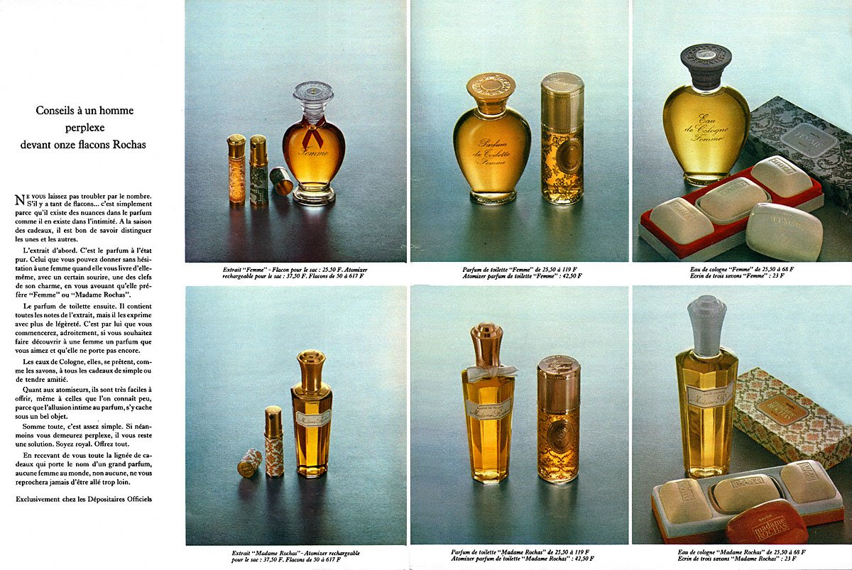 Publicit� Rochas 1969