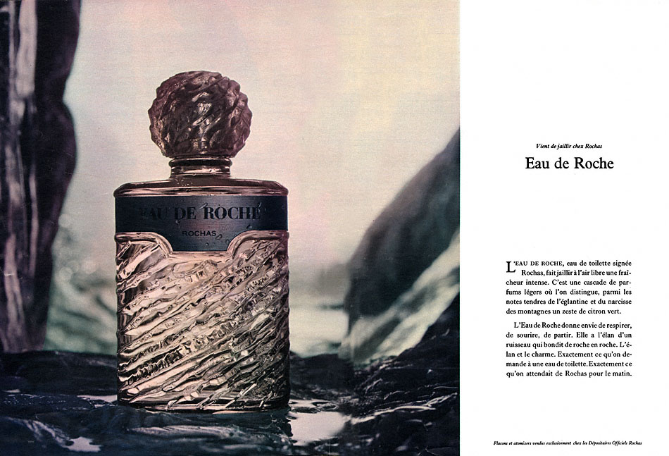 Publicité Rochas 1970