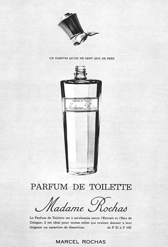 Publicité Rochas 1965