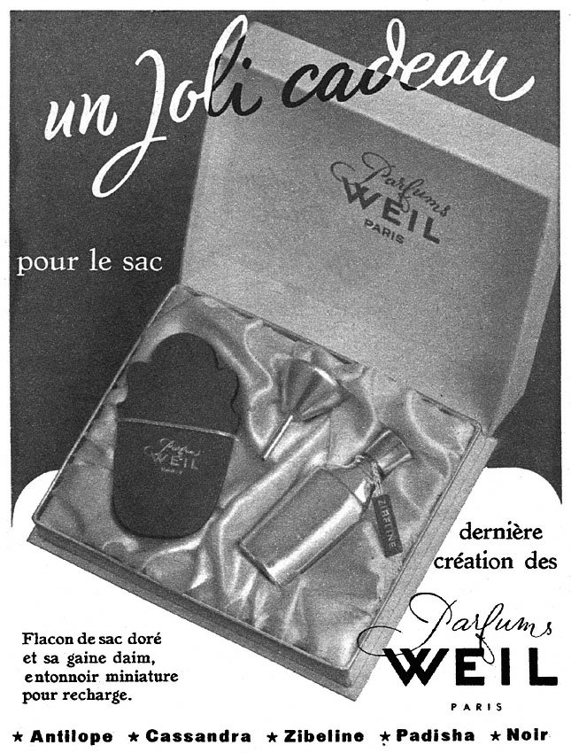 Publicité Weil 1953