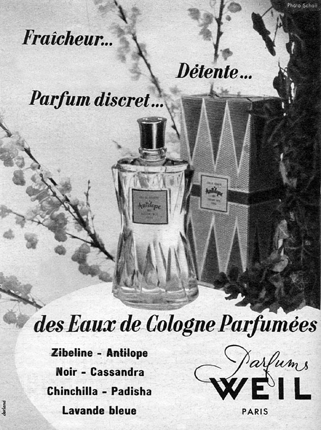 Publicité Weil 1954