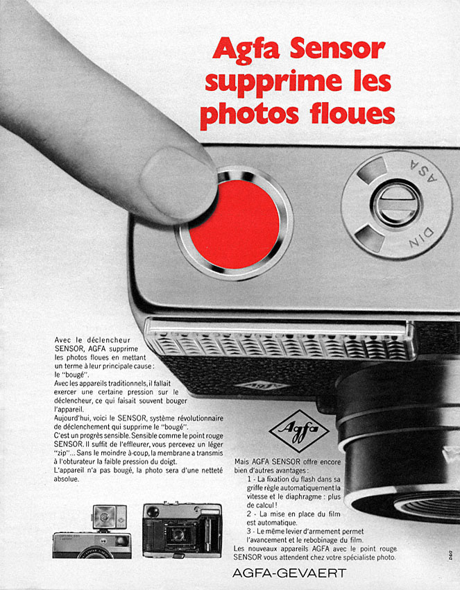 Publicité Agfa 1970