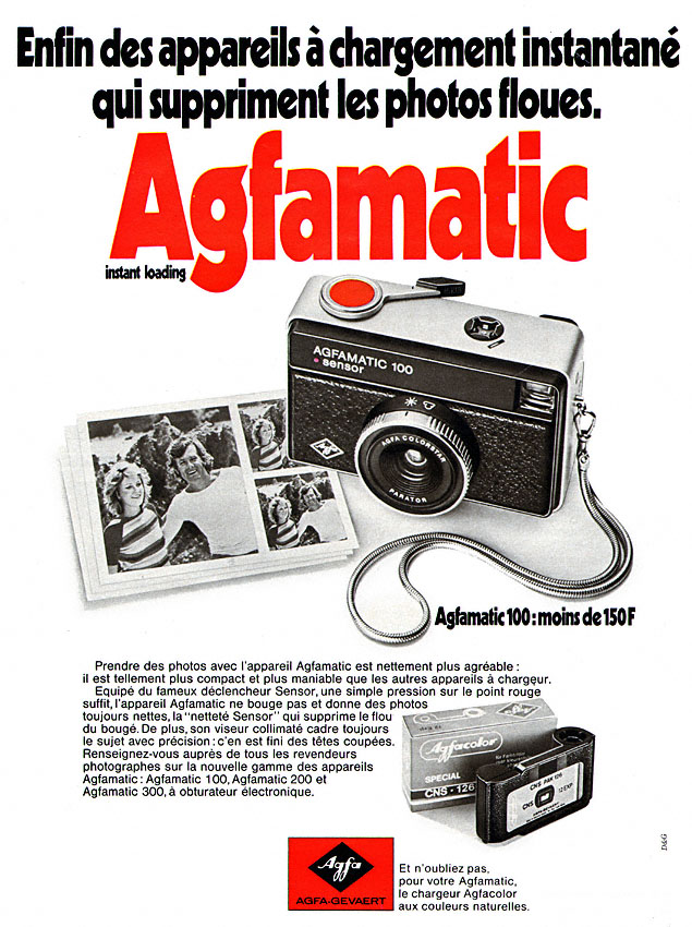 Publicité Agfa 1972