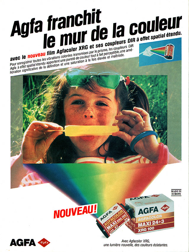 Publicité Agfa 1988