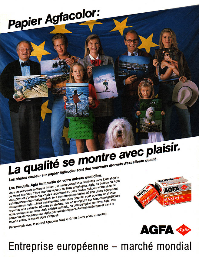 Publicité Agfa 1989