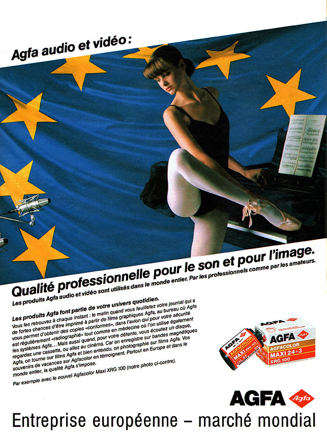 Publicité Agfa 1989