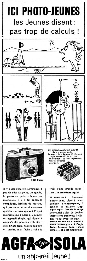Publicité Agfa 1959