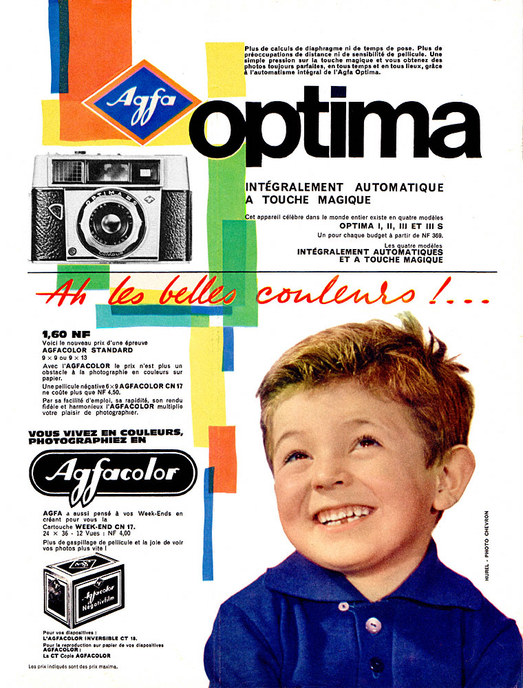 Publicité Agfa 1961