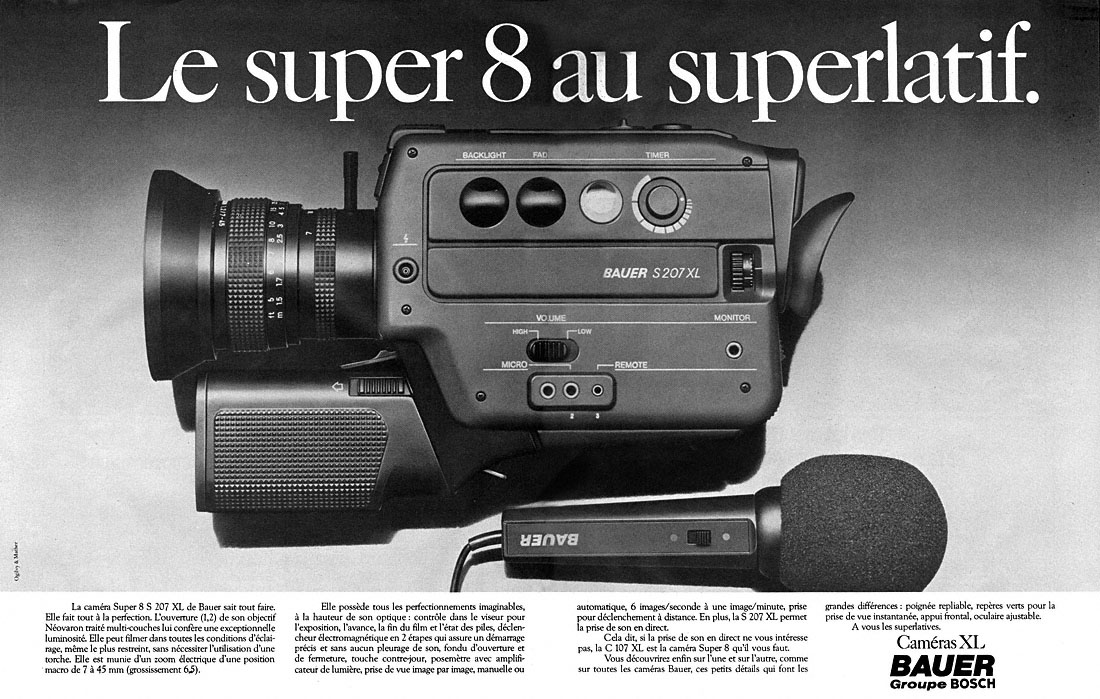 Publicité Bauer 1980