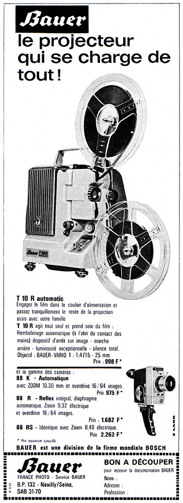 Publicité Bauer 1963